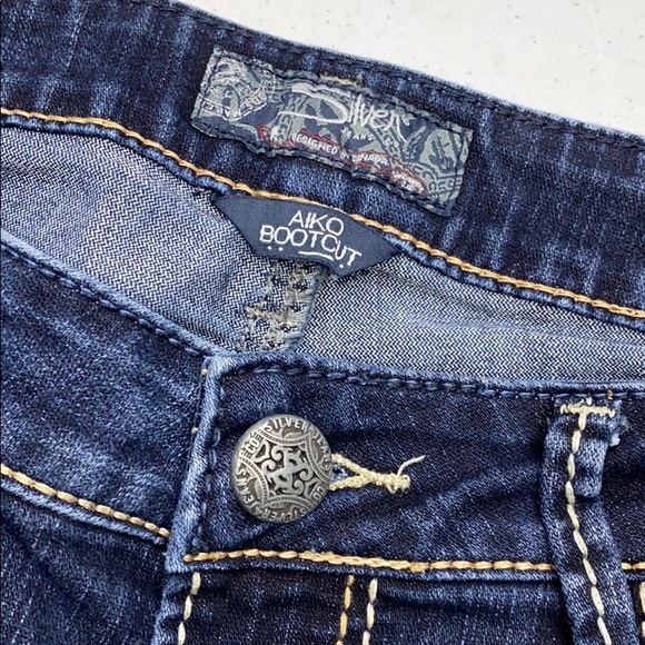 Womens Silver Jeans Aiko Boots 31x33 - Picture 4 of 12